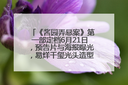 《酱园弄悬案》第一部定档6月21日，预告片与海报曝光，易烊千玺光头造型饰演“周瞎子”