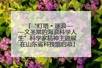 “灯塔 • 逐浪——文圣常的海浪科学人生”科学家精神主题展在山东省科技馆启幕
