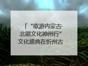 “歌游内蒙古·北疆文化神州行”文化盛典在忻州古城上演——蒙晋文化交融共谱文旅融合新篇