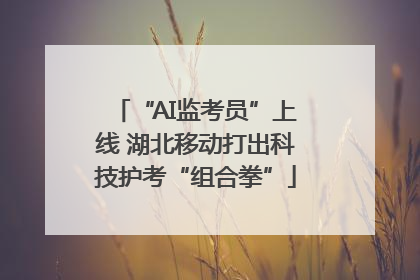 “AI监考员”上线 湖北移动打出科技护考“组合拳”