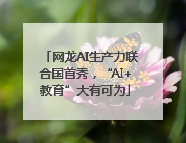 网龙AI生产力联合国首秀，“AI+教育”大有可为