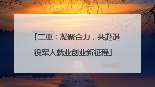 三亚：凝聚合力，共赴退役军人就业创业新征程