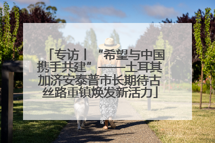 专访丨“希望与中国携手共建”——土耳其加济安泰普市长期待古丝路重镇焕发新活力