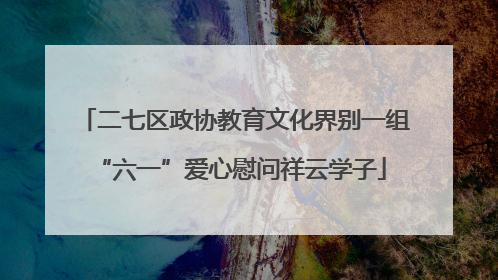 二七区政协教育文化界别一组 “六一”爱心慰问祥云学子