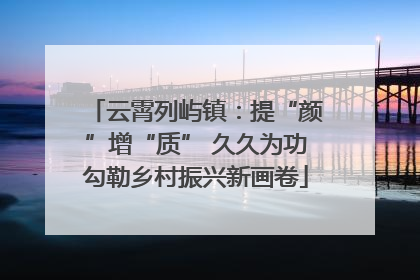 云霄列屿镇：提“颜”增“质” 久久为功勾勒乡村振兴新画卷