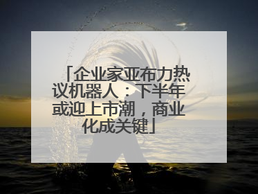 企业家亚布力热议机器人：下半年或迎上市潮，商业化成关键