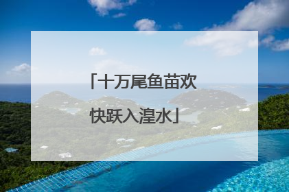 十万尾鱼苗欢快跃入湟水