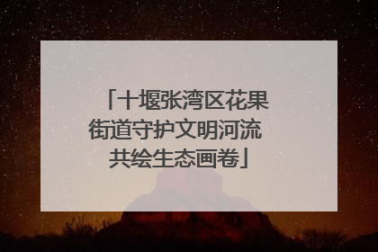 十堰张湾区花果街道守护文明河流 共绘生态画卷