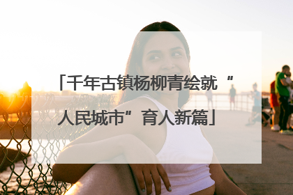 千年古镇杨柳青绘就“人民城市”育人新篇