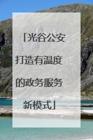 光谷公安打造有温度的政务服务新模式