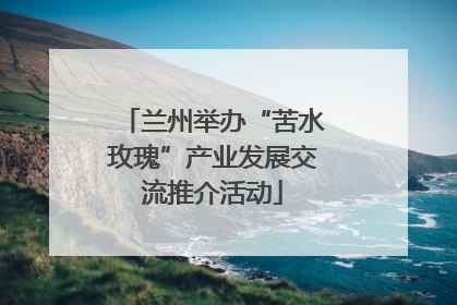 兰州举办“苦水玫瑰”产业发展交流推介活动