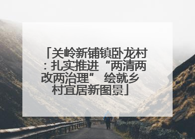 关岭新铺镇卧龙村：扎实推进“两清两改两治理” 绘就乡村宜居新图景