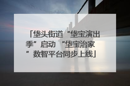 垡头街道“垡宝演出季”启动 “垡宝治家”数智平台同步上线