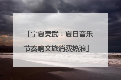 宁夏灵武：夏日音乐节奏响文旅消费热浪