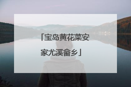 宝岛黄花菜安家尤溪畲乡