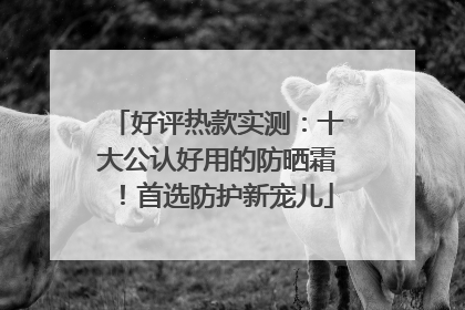好评热款实测：十大公认好用的防晒霜！首选防护新宠儿