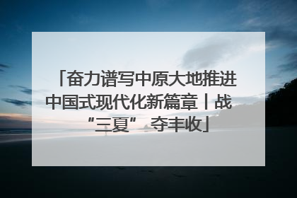 奋力谱写中原大地推进中国式现代化新篇章丨战“三夏” 夺丰收