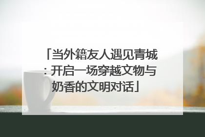 当外籍友人遇见青城：开启一场穿越文物与奶香的文明对话