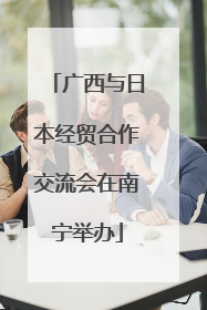 广西与日本经贸合作交流会在南宁举办