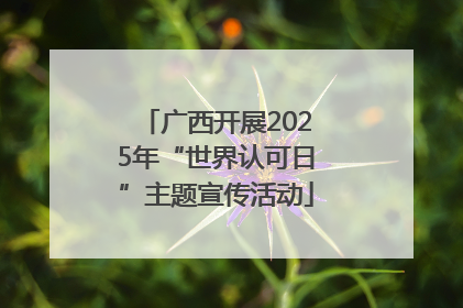 广西开展2025年“世界认可日”主题宣传活动