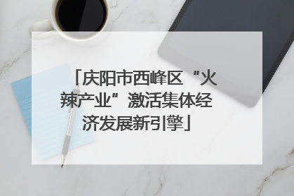庆阳市西峰区“火辣产业”激活集体经济发展新引擎