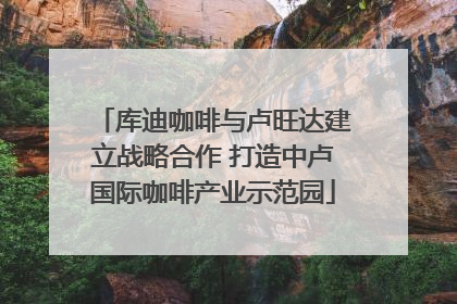库迪咖啡与卢旺达建立战略合作 打造中卢国际咖啡产业示范园