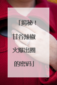 揭秘！甘谷辣椒火爆出圈的密码