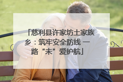 慈利县许家坊土家族乡：筑牢安全防线 一路“未”爱护航