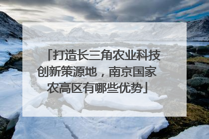 打造长三角农业科技创新策源地，南京国家农高区有哪些优势