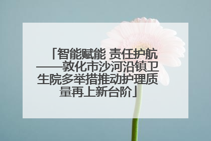 智能赋能 责任护航——敦化市沙河沿镇卫生院多举措推动护理质量再上新台阶