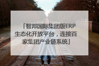 智邦国际集团版ERP生态化开放平台，连接百家集团产业链系统