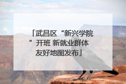 武昌区“新兴学院”开班 新就业群体友好地图发布