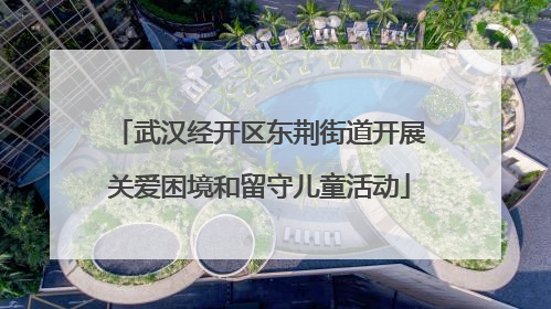 武汉经开区东荆街道开展关爱困境和留守儿童活动