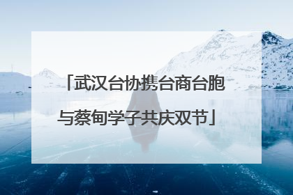 武汉台协携台商台胞与蔡甸学子共庆双节