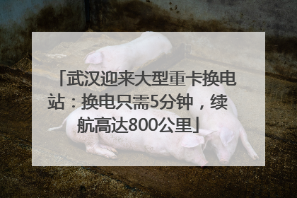 武汉迎来大型重卡换电站：换电只需5分钟，续航高达800公里