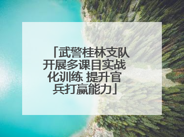 武警桂林支队开展多课目实战化训练 提升官兵打赢能力