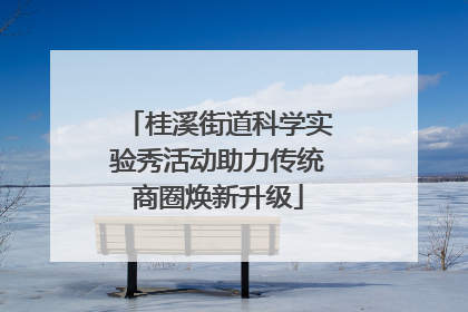 桂溪街道科学实验秀活动助力传统商圈焕新升级
