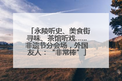 永陵听史、美食街寻味、茶馆听戏……非遗节分会场，外国友人：“非常棒”