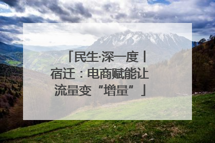 民生·深一度丨宿迁：电商赋能让流量变“增量”