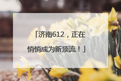 济南612，正在悄悄成为新顶流！