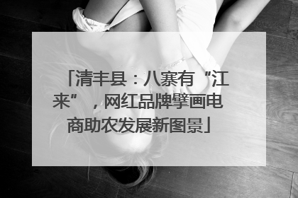 清丰县：八寨有“江来”，网红品牌擘画电商助农发展新图景