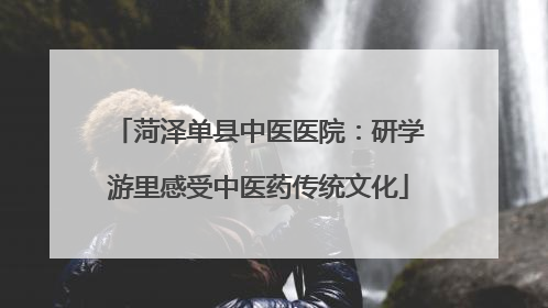 菏泽单县中医医院：研学游里感受中医药传统文化