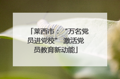 莱西市：“万名党员进党校” 激活党员教育新动能