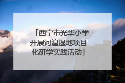 西宁市光华小学开展河湟湿地项目化研学实践活动