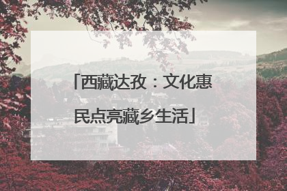 西藏达孜：文化惠民点亮藏乡生活