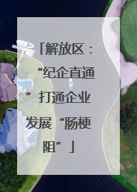 解放区：“纪企直通”打通企业发展“肠梗阻”