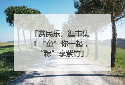 赏民乐、逛市集！“童”你一起，“粽”享紫竹