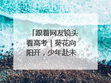跟着网友镜头看高考｜葵花向阳开，少年赴未来，安乡高考首日的希望图景