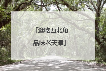 逛吃西北角 品味老天津