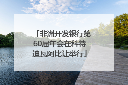 非洲开发银行第60届年会在科特迪瓦阿比让举行